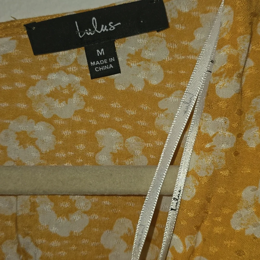 Lulu's Yellow Floral Mini Dress - Picture 7 of 9